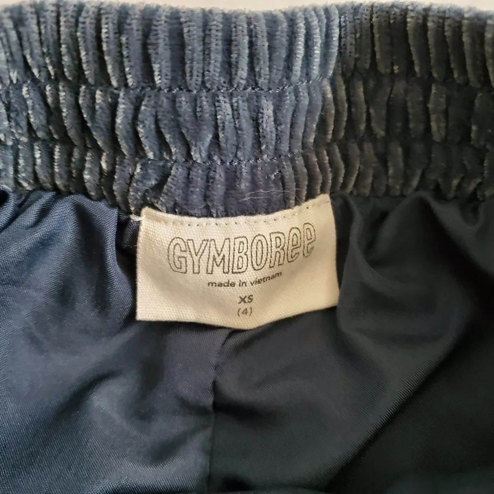 Gymboree Blue Velvet Culottes Cropped Pants